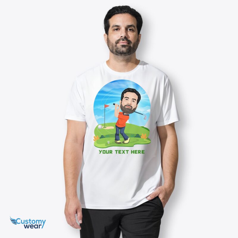Custom Female Golf Player Shirt - Personalized Golf Tee-Customywear-Adult shirts