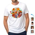 Personalized Firefighter Family Shirt – Custom Portrait Tee for Unity Custom Gifts - Firefighters www.customywear.com 10