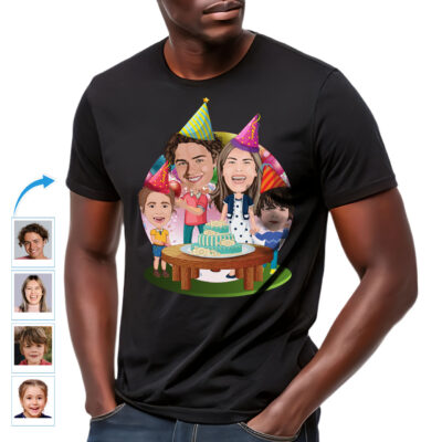 Personalized Family Birthday Shirts – Custom Celebration Tee Family www.customywear.com