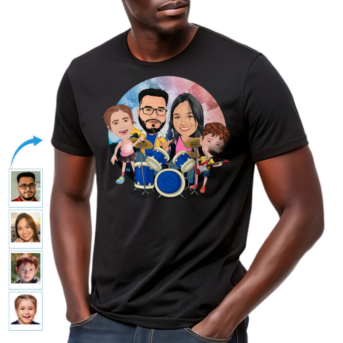 A1 - Main -Personalized-matching-family-portrait-art-tees-customywear