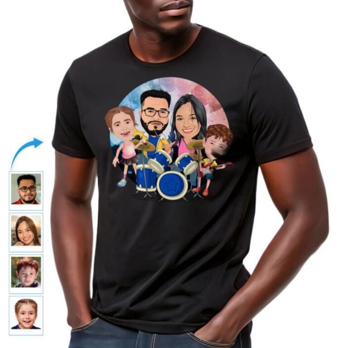 A1 - Main -Personalized-matching-family-portrait-art-tees-customywear