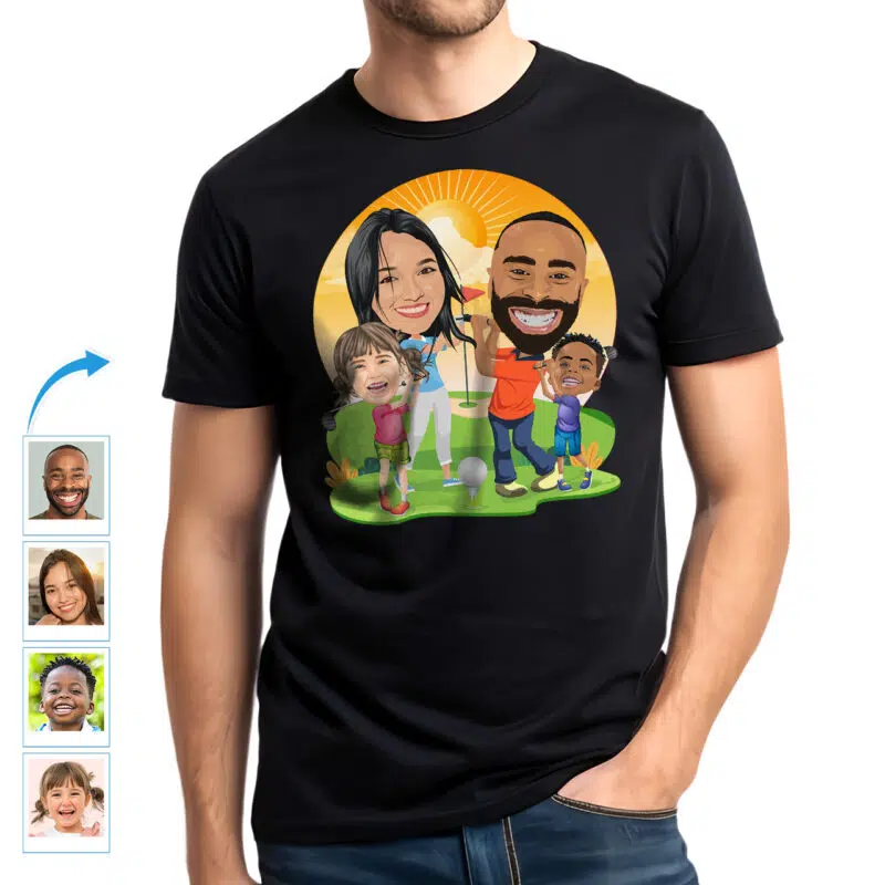 Personalized Golf Family Shirts | Custom Tee with Your Photo Custom Gifts - Golf Players www.customywear.com 10