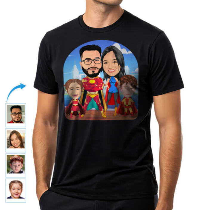 A1 - Main -Personalized-matching-family-portrait-art-tees-customywear