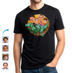 Create Your Personalized Dinosaur Family Tee | Custom Family Vacation T-Shirts Custom Gifts - Dinosaur Ride www.customywear.com 10