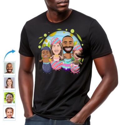 Custom Easter Family Shirt – Personalized Egg Hunt Tees Family www.customywear.com