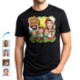 A1 - Main -Personalized-matching-family-portrait-art-tees-customywear
