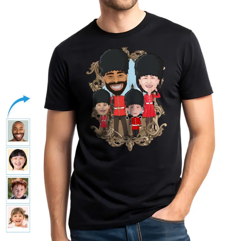 Gardiens de la royauté : T-shirts personnalisés pour la famille royale – Cadeau de retraite et commémoratif personnalisé Cadeaux personnalisés - garde royale www.customywear.com 10