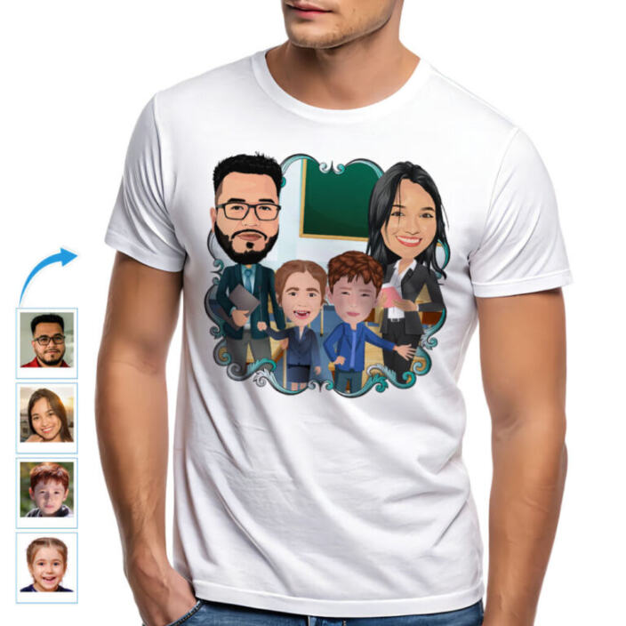 A1 - Main -Personalized-matching-family-portrait-art-tees-customywear