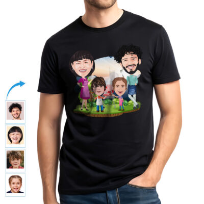 Personalized BBQ Family Shirts | Custom Outdoor Grilling Gifts Family www.customywear.com