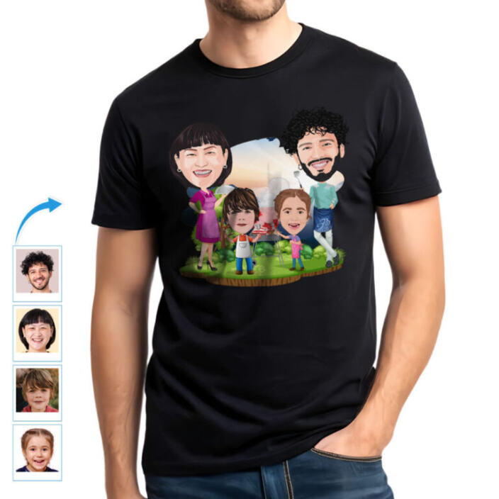 A1 - Main -Personalized-matching-family-portrait-art-tees-customywear