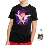 Maglietta personalizzata Angel Boy Airy | Maglietta personalizzata con ali fantasy T-shirt da bambino www.customywear.com 28