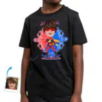 Camiseta personalizada de superhéroe: transforma tu foto en una camiseta de Superboy Camisetas para niño www.customywear.com 28
