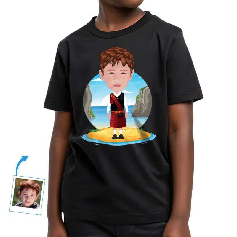 Embrace Scottish Heritage with Our Custom Scottish Boy Shirt Boy's T-shirts www.customywear.com 27