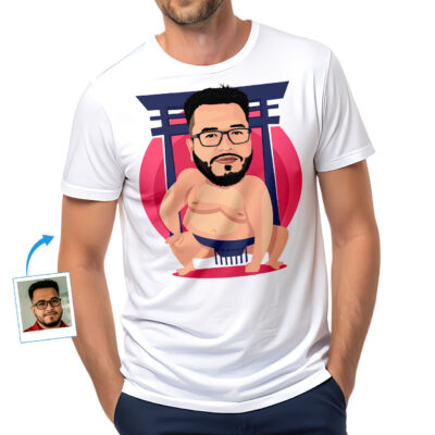 Personalized Sumo Wrestler T-Shirt | Custom Funny Sumo Tee | Unique Gift Idea T-shirts For Men www.customywear.com