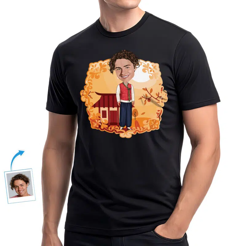 Custom Korean Man Shirt | Personalized Traditional Dress Travel Tee Country www.customywear.com 27