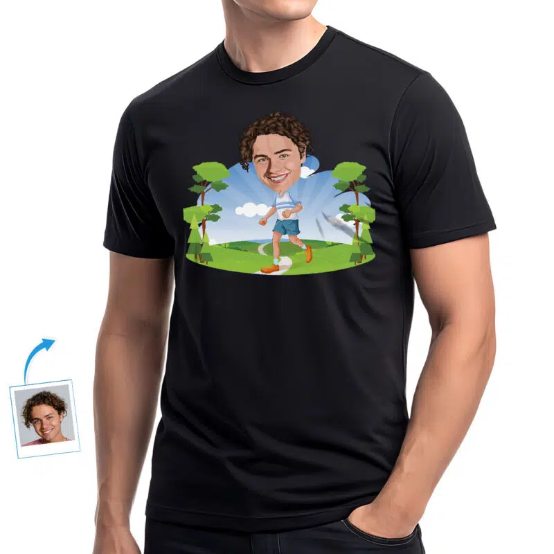 Hit the Track with our Custom Runner Man Shirt Custom Gifts - Running and jogging www.customywear.com 27