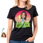 T-shirt de golf personnalisé pour femme – T-shirt de golf personnalisé Cadeaux personnalisés - Joueurs de golf www.customywear.com 28