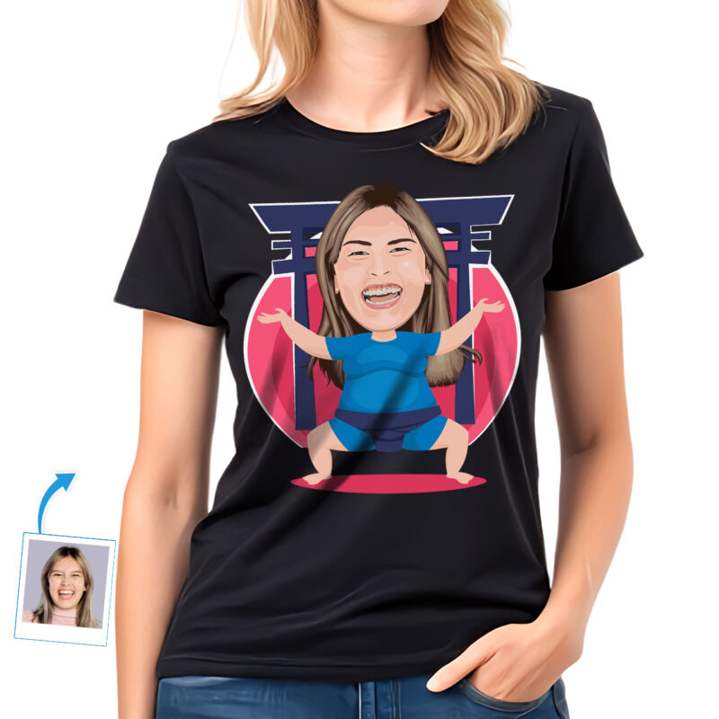 Gepersonaliseerd Sumo Worstelaar T-shirt - Transformeer je foto in een gepersonaliseerd Japans T-shirt Gepersonaliseerde geschenken - Sumo www.customywear.com 27