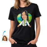 Aangepast verpleegkundige shirt - Gepersonaliseerd verpleegkundige cadeau met hartbol Gepersonaliseerde geschenken - Verpleegkundige www.customywear.com 28