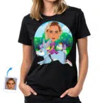Vlastné veľkonočné zajačie tričko – zábavné tričko so zajačikom Darčeky na mieru – Jazda na králikoch www.customywear.com 28