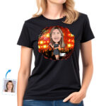 Camisetas engraçadas personalizadas para cantoras | Camiseta personalizada com foto cantando Presentes Personalizados - Cantores www.customywear.com 28