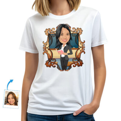 Custom Female Teacher Appreciation Shirt | Personalized Educator Gift T-shirts for Women www.customywear.com