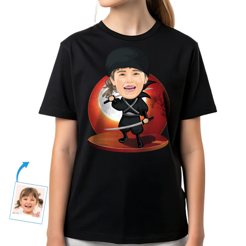 Egyedi Ninja Girl Katana ing | Személyre szabott ifjúsági póló | Inspiráló ajándék Egyedi ajándékok – Ninja www.customywear.com 27