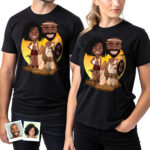 Personalized African American Couple T-Shirt – Custom Traditional Portrait Tee Custom Gifts - African Dress www.customywear.com 28