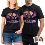 Cămașă personalizată pentru cupluri ninja | Tricou personalizat unisex | Cadou drăguț pentru cupluri Cadouri personalizate - Ninja www.customywear.com 28