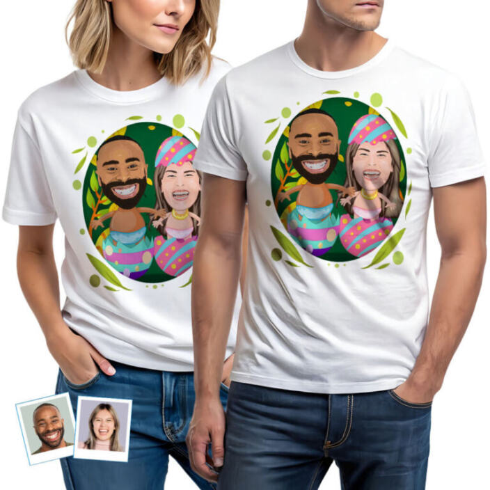 A1 - Main -customywear-custom-matching-couple-bf-gf-personalized-photo-t-shirts-customy-wear