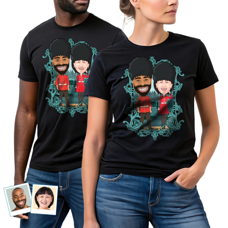Custom London Couples Shirts | Royal Guard Personalized Tee Custom Gifts - royal guard www.customywear.com 27