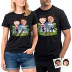 Personalizado Executando Casais Shirts | Treino Personalizado De Presente