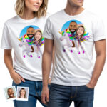 Camisetas personalizadas de unicórnio para casais | Camiseta personalizada de unicórnio para casais Presentes Personalizados - Unicórnio www.customywear.com 28