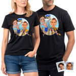 Volleyball-Paar-Shirt | Passendes Volleyball-T-Shirt | Personalisiertes Beachvolleyball-Geschenk Personalisierte Geschenke - Beachvolleyball www.customywear.com 28