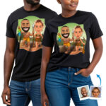 Custom Caveman Couples Shirt – Transform Your Photo into Primitive Matching Tee Custom Gifts - Caveman www.customywear.com 28