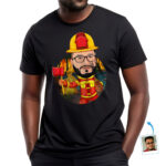 Custom Firefighter with Axe Tee – Personalized Fireman Gift Custom Gifts - Firefighters www.customywear.com 28