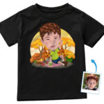 Camiseta personalizada para niño de picnic | Camiseta personalizada para fiesta en el jardín al aire libre para jóvenes Camisetas para niño www.customywear.com 29
