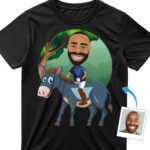 Custom Donkey Rider Shirt – Personlig Donkey Kong T-shirt Anpassade presenter - Donkey Ride www.customywear.com 29