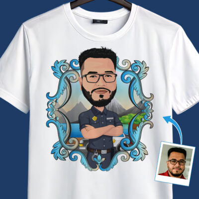 Custom Police T-Shirt for Men | Personalized Patrol Officer Tee T-shirts For Men www.customywear.com 2