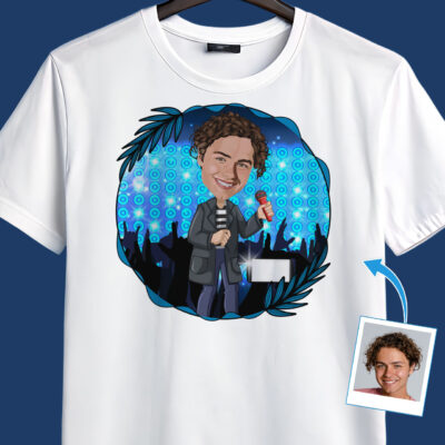 Personalized Singer T-Shirt | Custom Music Lover Tee | Gift for Singers T-shirts For Men www.customywear.com 2
