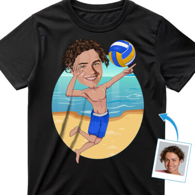 Personalized Volleyball Shirt | Custom Game Day Tee | School Spirit Gift T-shirts For Men www.customywear.com 2