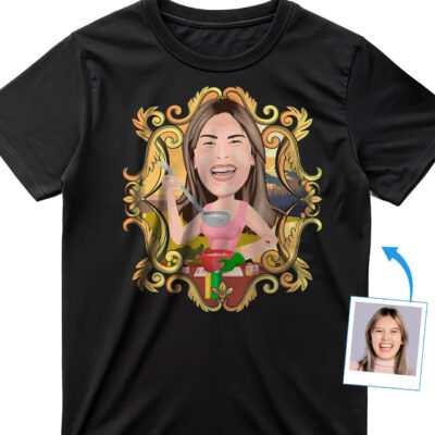 Custom Cooking Woman Chef Shirt | Personalized Culinary Tee T-shirts for Women www.customywear.com 2