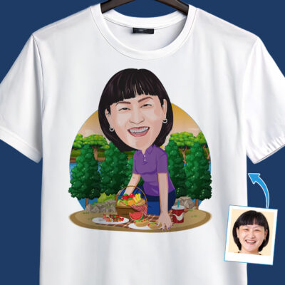 Personalized Women’s Solo Picnic Shirt | Custom Outdoor Adventure Tee T-shirts for Women www.customywear.com 2