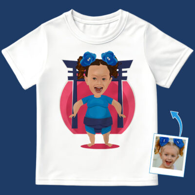 Funny Sumo Power – Custom Youth Tee Inspired by Japanese Wrestlers! Girl's T-shirts www.customywear.com 2