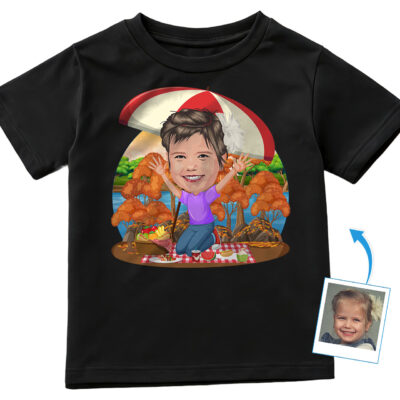 A Day in the Garden – Custom Solo Picnic Girl Shirt! Girl's T-shirts www.customywear.com 2
