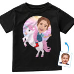 Camiseta de unicornio personalizada para jóvenes: camiseta de unicornio personalizada para niños Regalos personalizados - Unicornio www.customywear.com 29