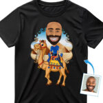 Custom Camel Riding Man Shirt | Personalized Desert Adventure Tee Animal Lovers www.customywear.com 29