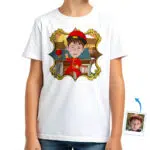 Camisa tradicional china personalizada para jóvenes | Regalos de arte chino personalizados para niños Camisetas para niño www.customywear.com 30