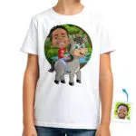 Kohandatud noorte eeslisõidusärk | Isikupärastatud naljakas t-särk Poiste T-särgid www.customywear.com 30