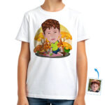 Camiseta personalizada para niño de picnic | Camiseta personalizada para fiesta en el jardín al aire libre para jóvenes Camisetas para niño www.customywear.com 30